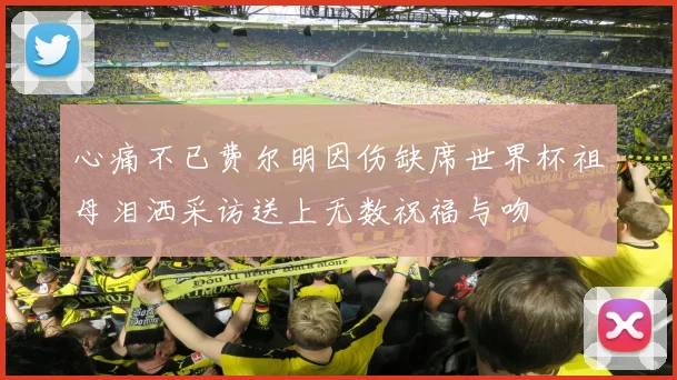 心痛不已费尔明因伤缺席世界杯祖母泪洒采访送上无数祝福与吻